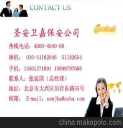 保安公司 其他商务服务