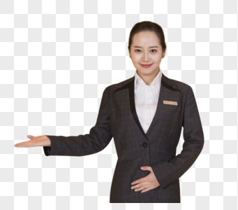 微笑服务员图片